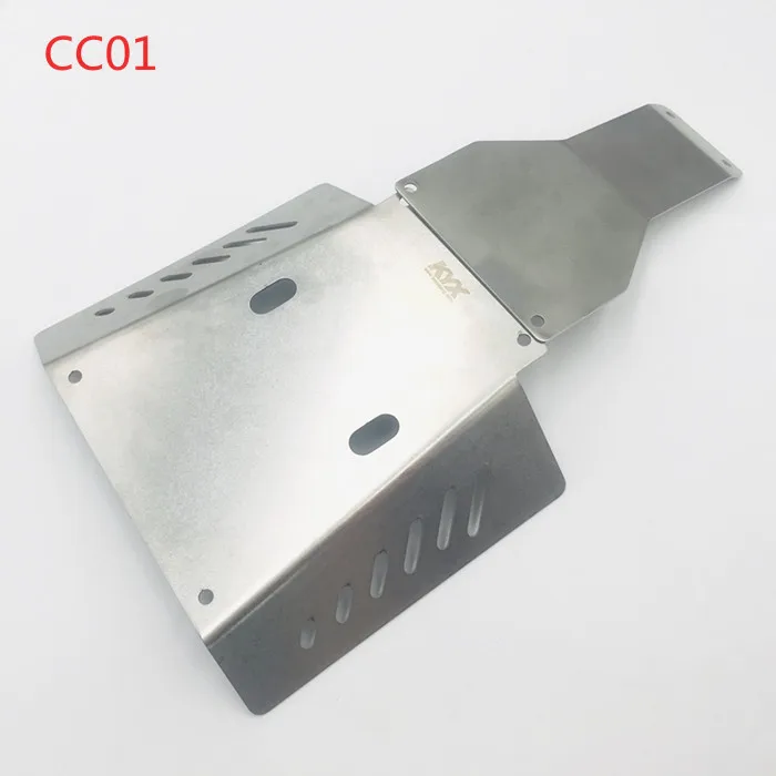 Комплект защитных пластин из нержавеющей стали для корпуса 1/10 TAMIYA CC01|washer bag|washer