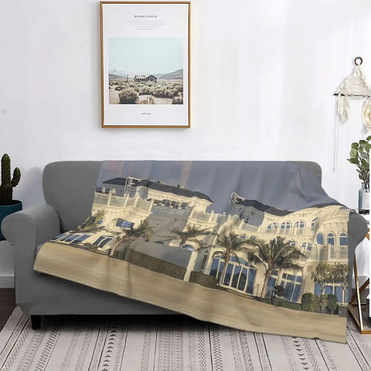 

Manta de lujo de Dubái, colcha a cuadros para cama y sofá, 150