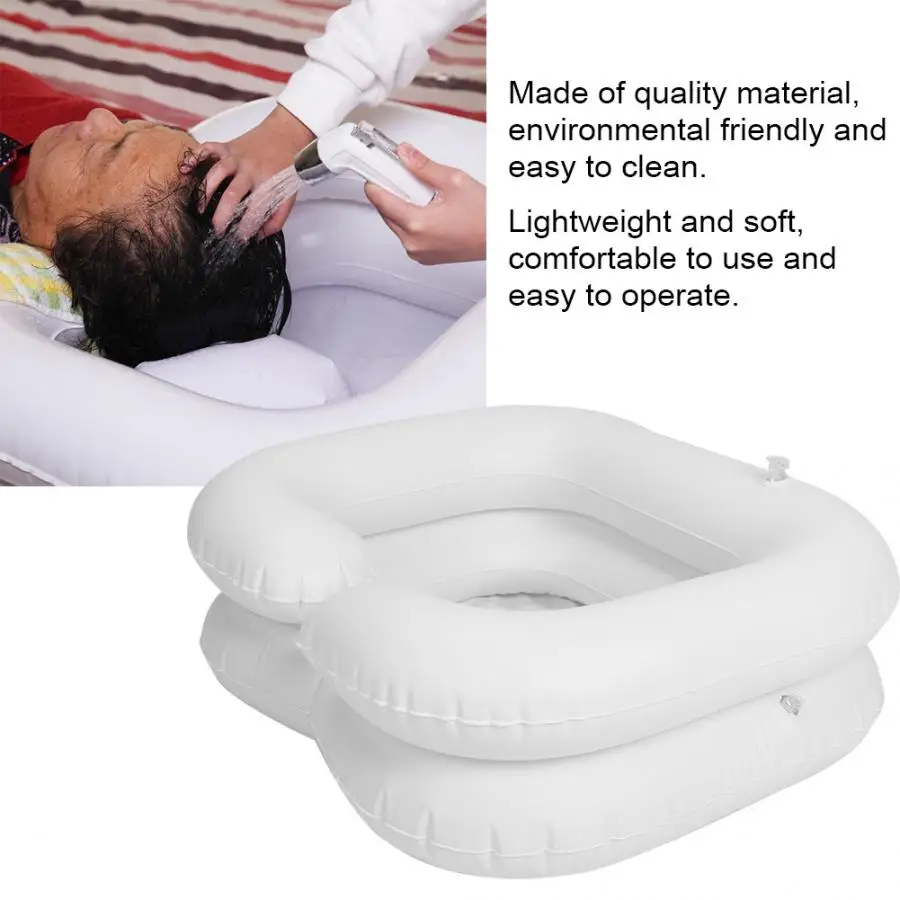 Надувной набор для мытья волос поднос шампуня пожилых людей с ограниченными