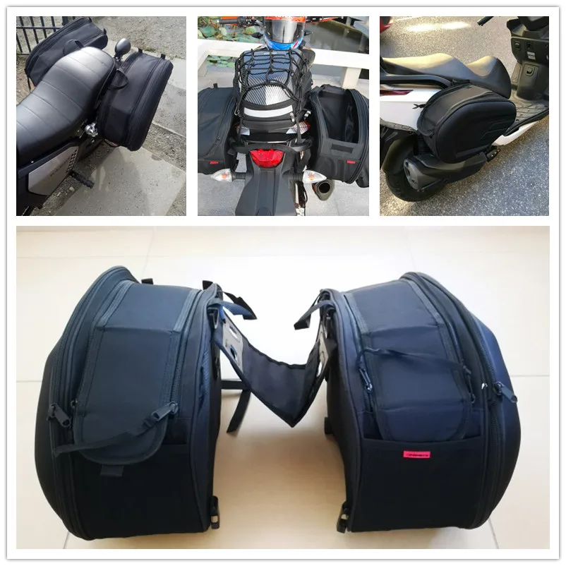 

SA212 Motorcycle bag Waterproof Saddle bag Racing Race Moto Helmet Travel Bags Suitcase Saddlebags Luggage Motor Cover Motorbike