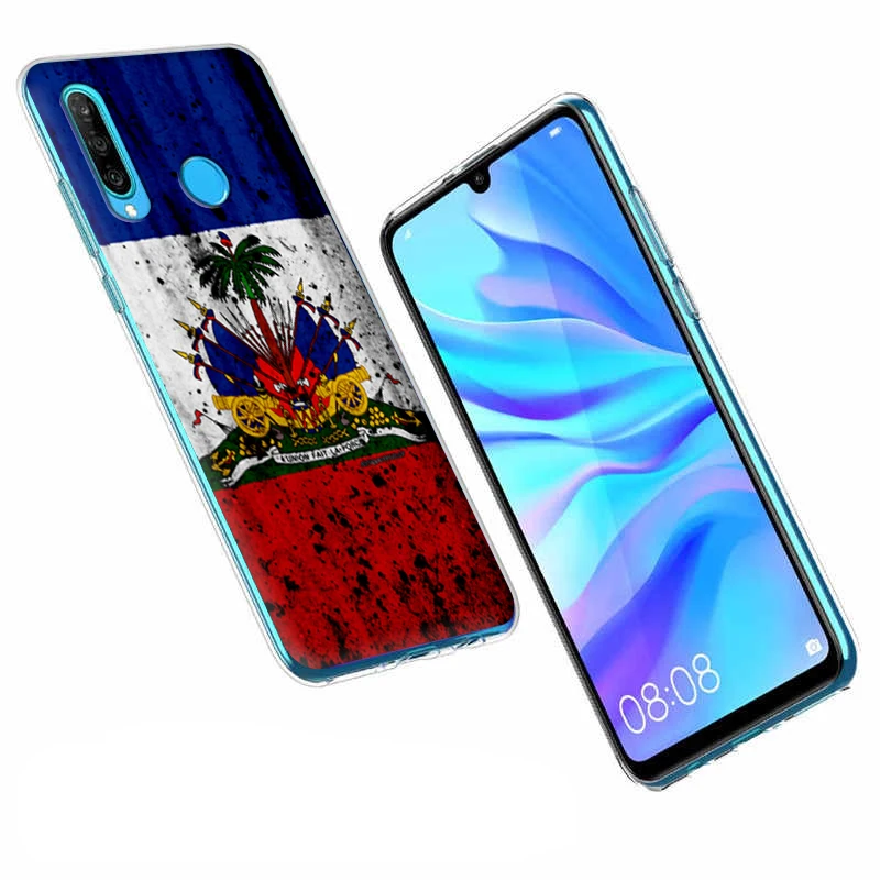 Силиконовый чехол с флагом Гаити для Huawei Honor 20 20S Note 10 9X 9 8A 8X 8C 8 7X 7A 7C 6A Lite Pro |