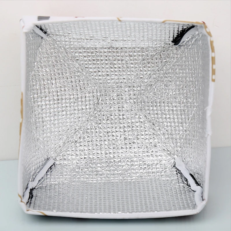 2 Size Foldable Food Insulation Covers Keep Warm Aluminum Foil Dishes Cover Kitchen Table Accessories Tools | Дом и сад