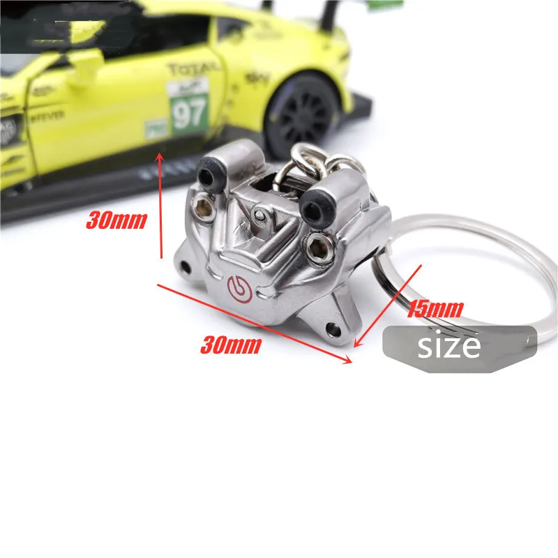 

New Auto Part Model Brake Caliper Car Keychain Car Accessories Gift Key Chain keyrings for Key Auto Accessories