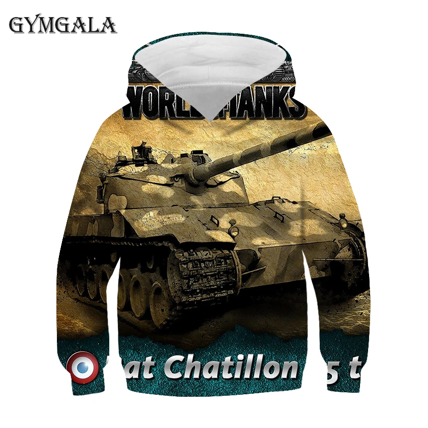 

Street creative World Of Tanks 3D printing hoodie men and women can wear casual style European and American style pullover