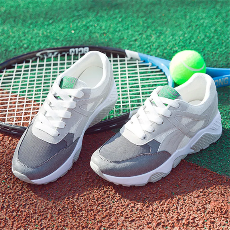 

2020 New Chunky Sneakers For Women Shoes Vulcanize Casual Fashion Pu Leather Platform Basket Femme Krasovki Zapatos De Mujer