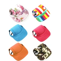summer pet dog hat cap outdoor dog baseball cap canvas small dog sunscreen accessories for small dogs small dog hat