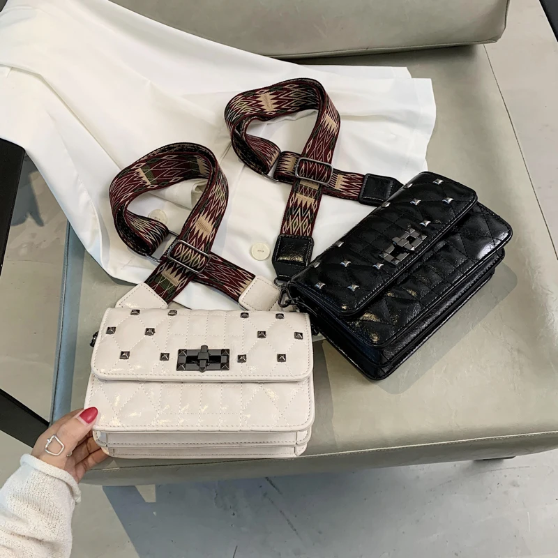 Женские сумки через плечо 2020 высококачественные мессенджеры с широким ремешком