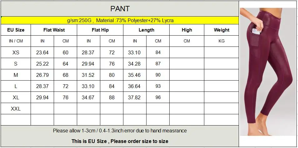 

Women sportswear Glossy yoga pant pocket sports leggings compression stretchy gym tights women running trousers workout clothes
