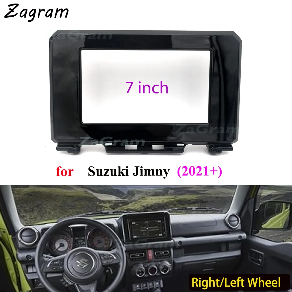 7 дюймовая 2 Din Автомобильная видеопанель для Suzuki Jimny 2021 + панель CD DVD плеер аудио