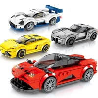 sembo block famous cars series city super speed champions racing car building block racer bricks car toy for kids