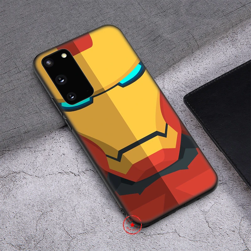 Iron Man Soft Phone Case for Samsung Galaxy S20 Ultra Note 10 Plus S10 Lite A91 A81 A71 A51 Cover |