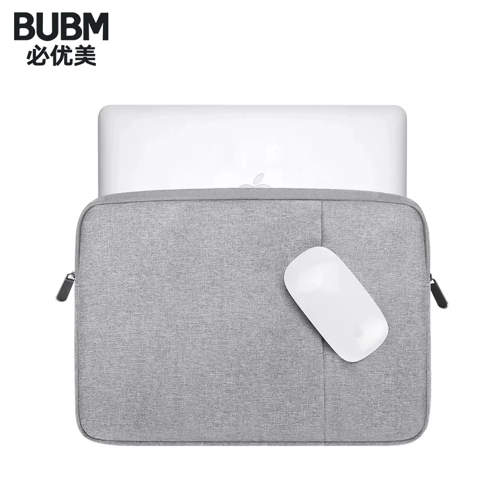 Полиэстеровый чехол BUBM для ноутбука защитный с карманом Macbook Air 11 13 12 15 Pro 3 4 6