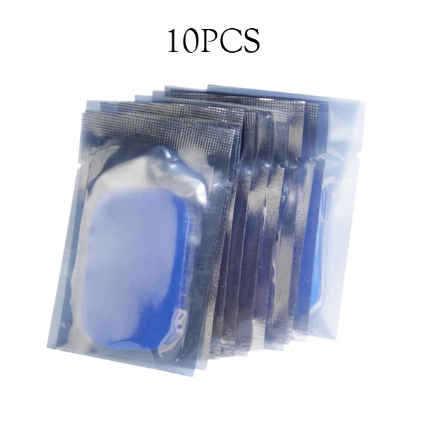 10Pcs 20 шт. 10 шт. гелевые подушечки для EMS, тренажер для похудения, стимулятор мышц бедер, сменный массажер, гелевый пластырь - Цвет: 10Pcs