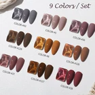 Набор гель-лаков для ногтей LILYCUTE, 612 шт.