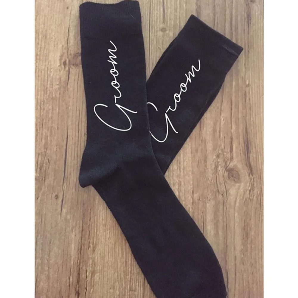 Персонализированные забавные носки для жениха свадебные подарки ко дню рождения