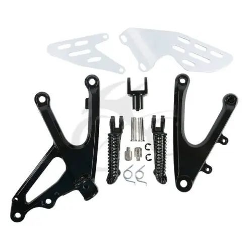 Motorcycle Front Rider Footrests Foot Pegs Bracket For YAMAHA YZF R1 YZF-R1 YZFR1 2007-2008 | Автомобили и мотоциклы