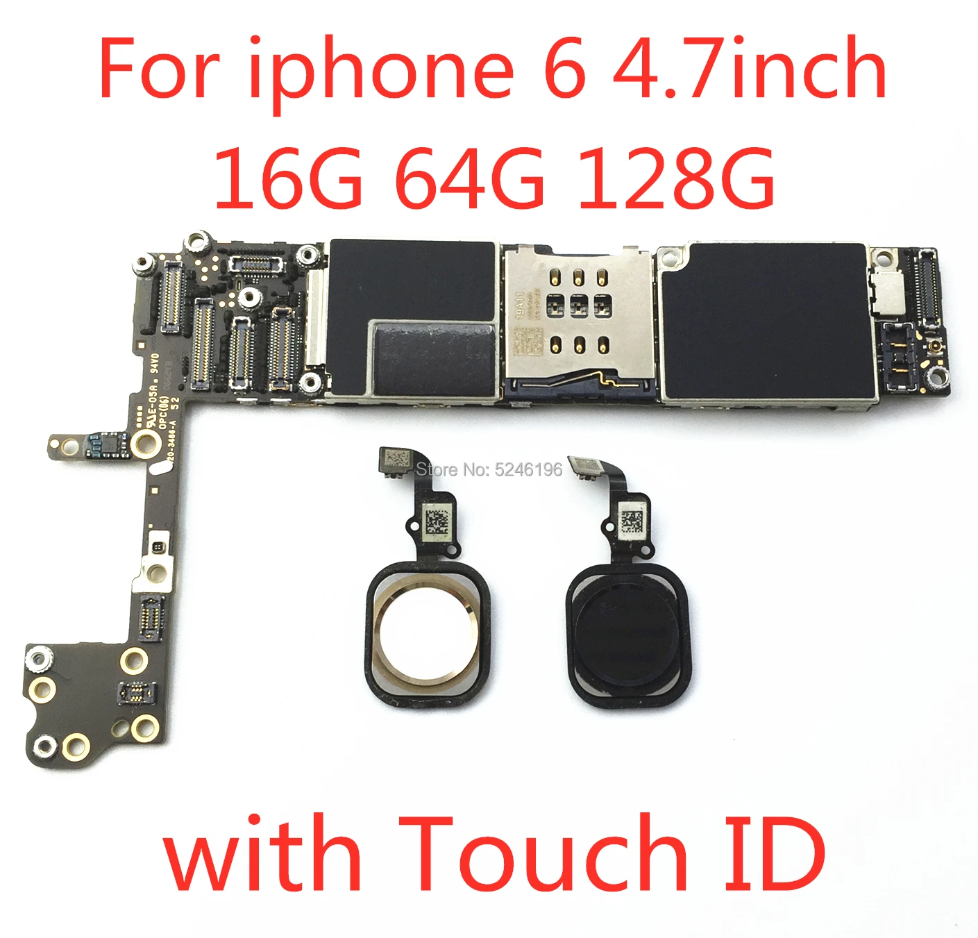 1 шт. полностью разблокированная для iphone 6 материнская плата официальная версия