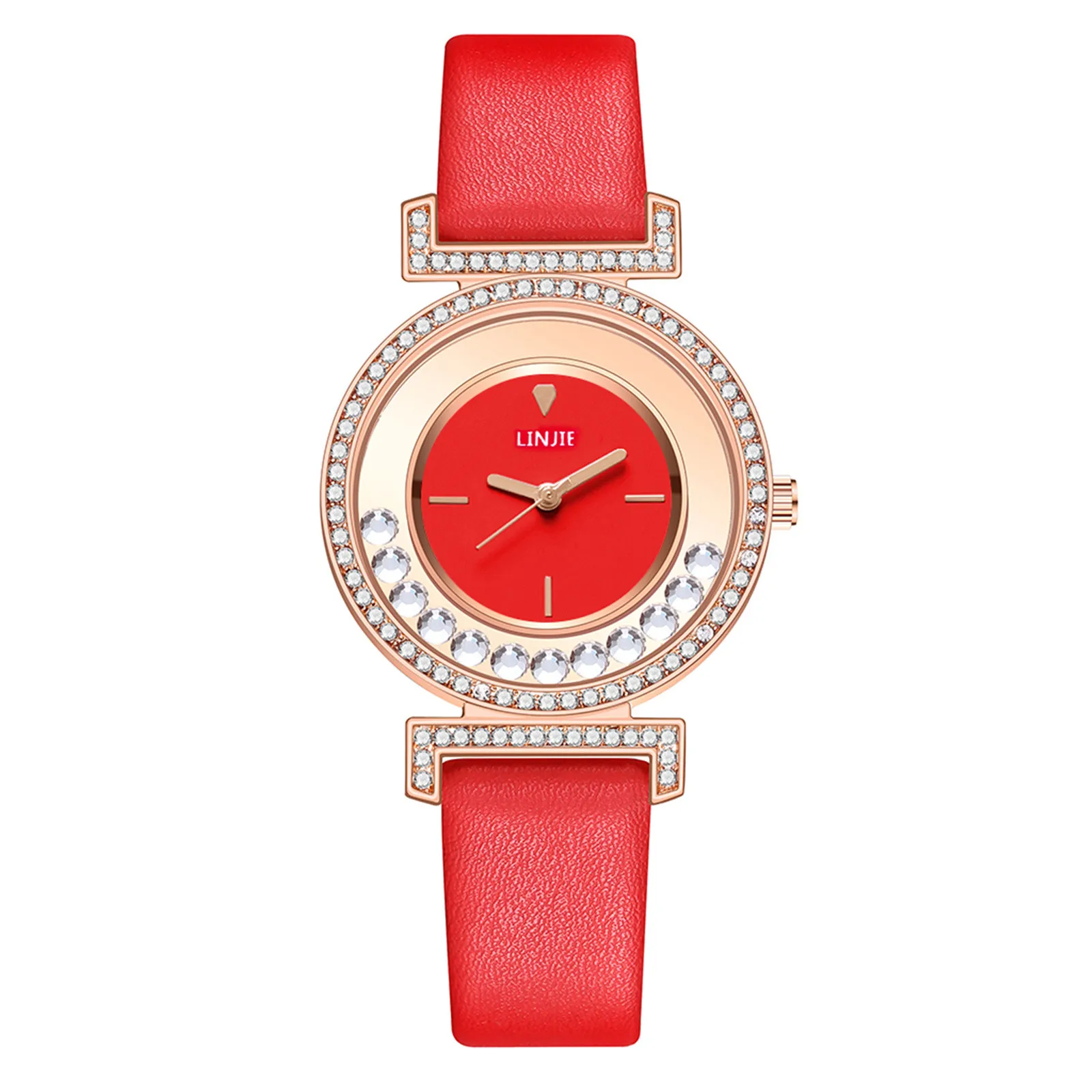 

Women Round Leather Strap Quartz Watches Originally Women Watches Bracelet Watch Ladies Watches Women Fashion Watch 2021 Casual