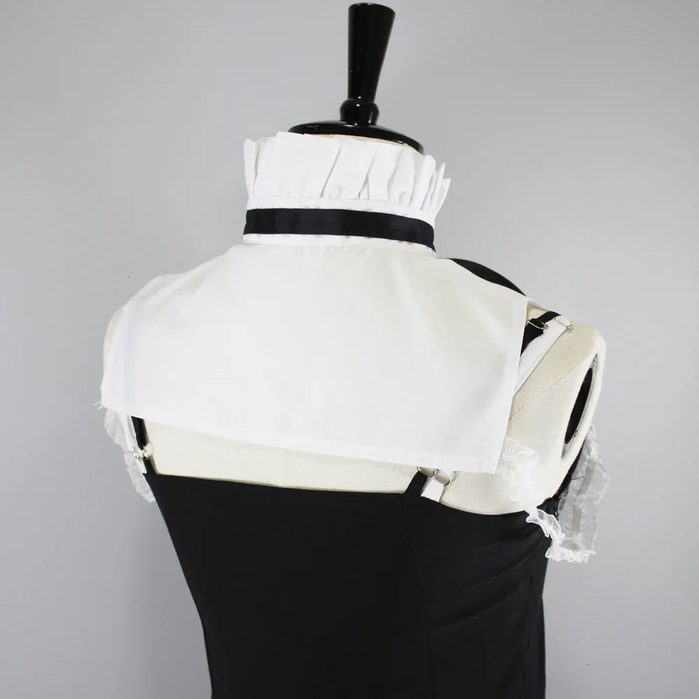 Женская эректная рубашка креп бандаж украшение для костюма Поддельный Воротник