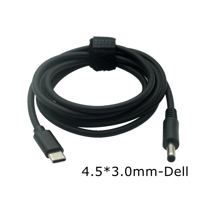 USB Type-C на 4 5*3 0 мм DC Jack зарядный кабель для ноутбука конвертер Dell Latitude 13 3379 7350 XPS 9333