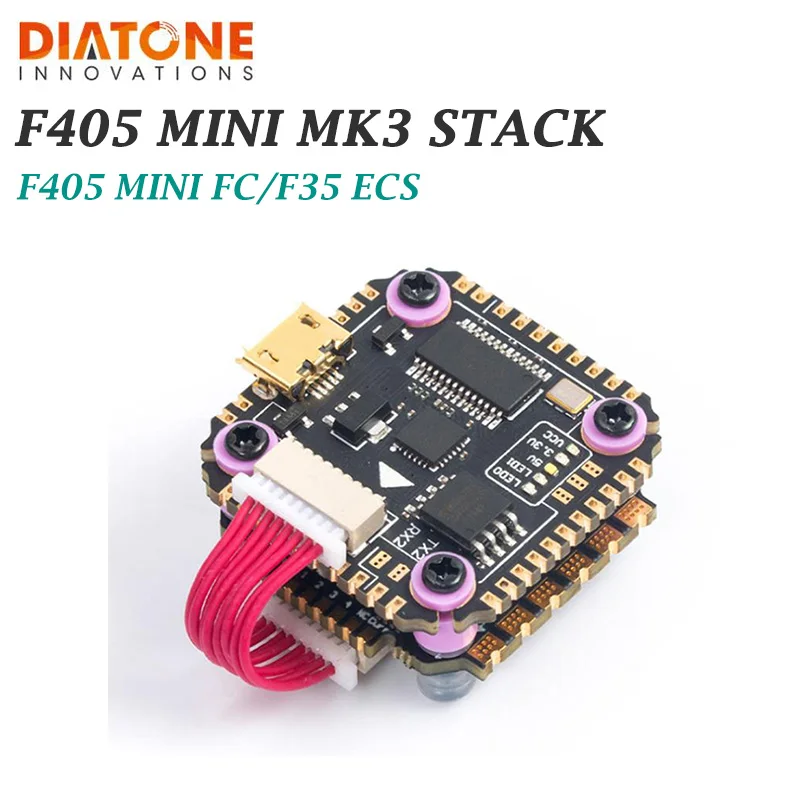 Новинка/Контроллер полета Diatone MAMBA F405 MINI MK3 OSD F35 35A Blheli_S 3 6S DSHOT600 FPV Racing Brushless ESC STACK для