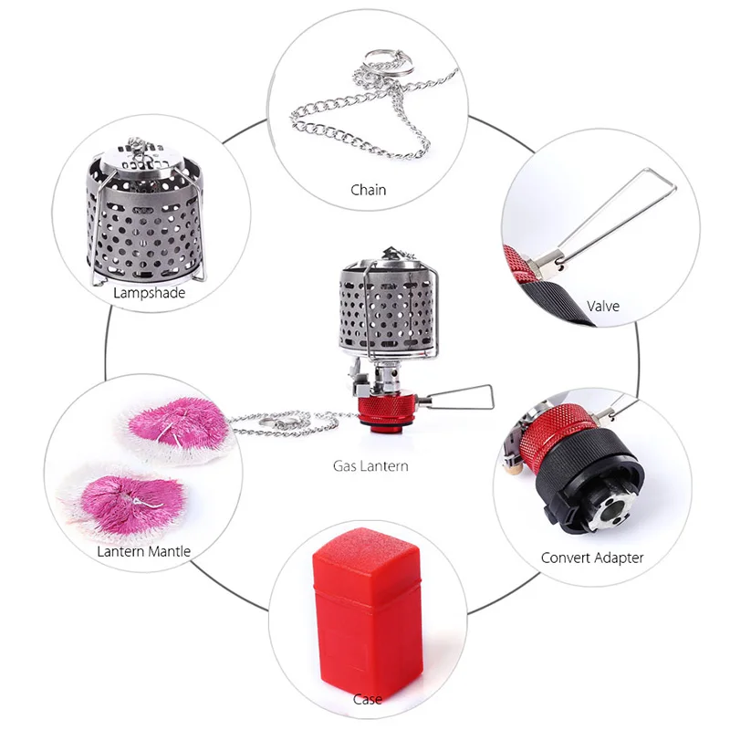 Уличный портативный ультра-светильник газовый фонарь для кемпинга светильник