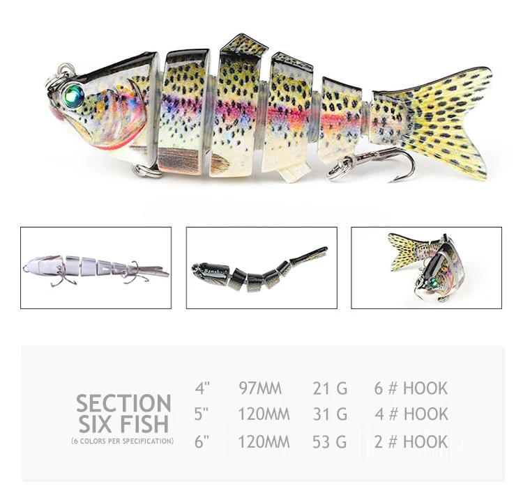12 см 31 г воблеры щуки рыболовные приманки искусственные мульти Соединенные
