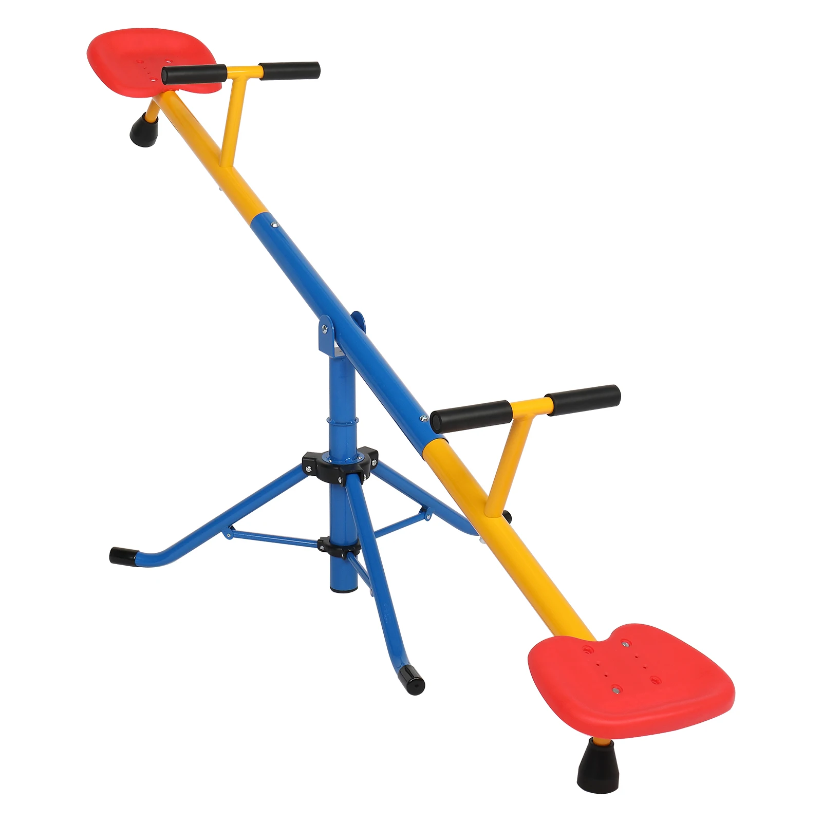 

Kids Seesaw 360 Degrees Rotation Teeter-Totter, Toddlers Swivel Teeter-Totter Equipment for Home Backyard Playground Outdoor