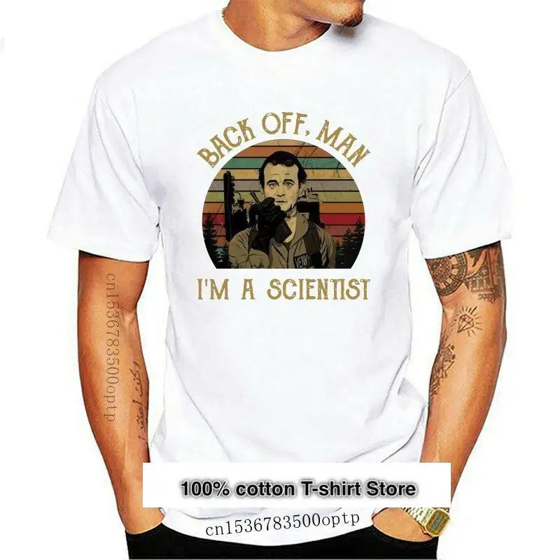 

Camiseta de Peter Venkman Back Off Man IM A Scientific para hombre, черный S 4Xl Camisa de algodón, nueva