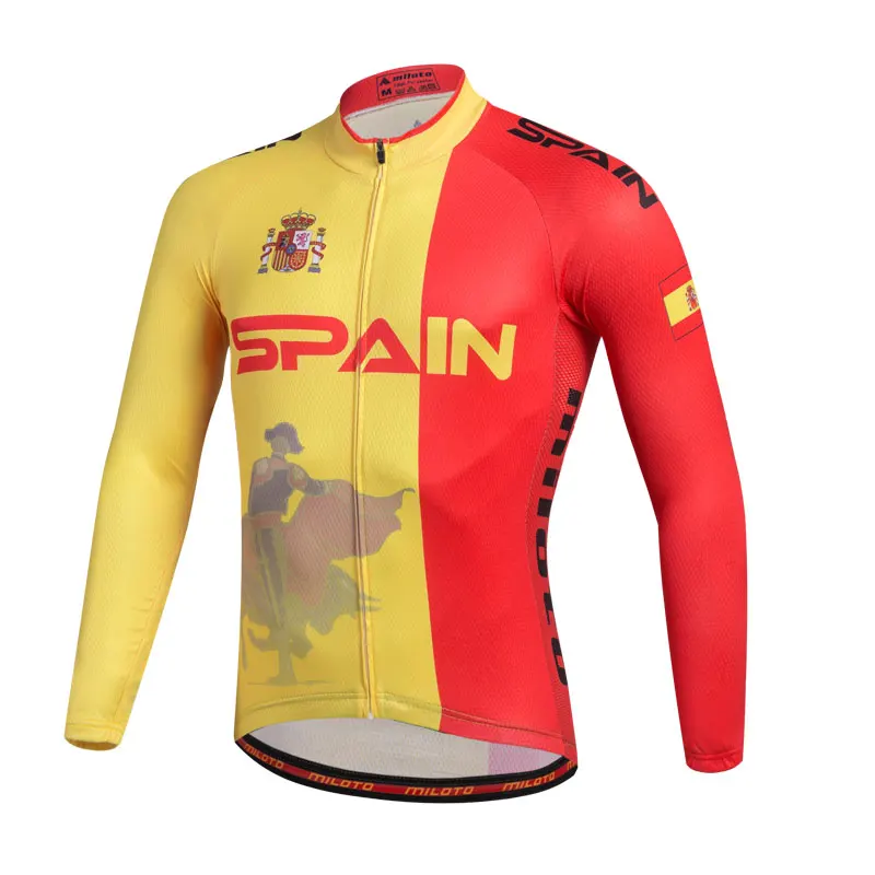 MILOTO 2019 ropa ciclismo hombre зимние теплые флисовые велосипедные комплекты длинные брюки