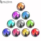 10 мм 12 мм 14 мм 16 мм 20 мм 25 мм 467 10 шт.лот Русалка смешанный круглый стеклянный кабошон Ювелирная фурнитура 18 мм Кнопка амулетный браслет