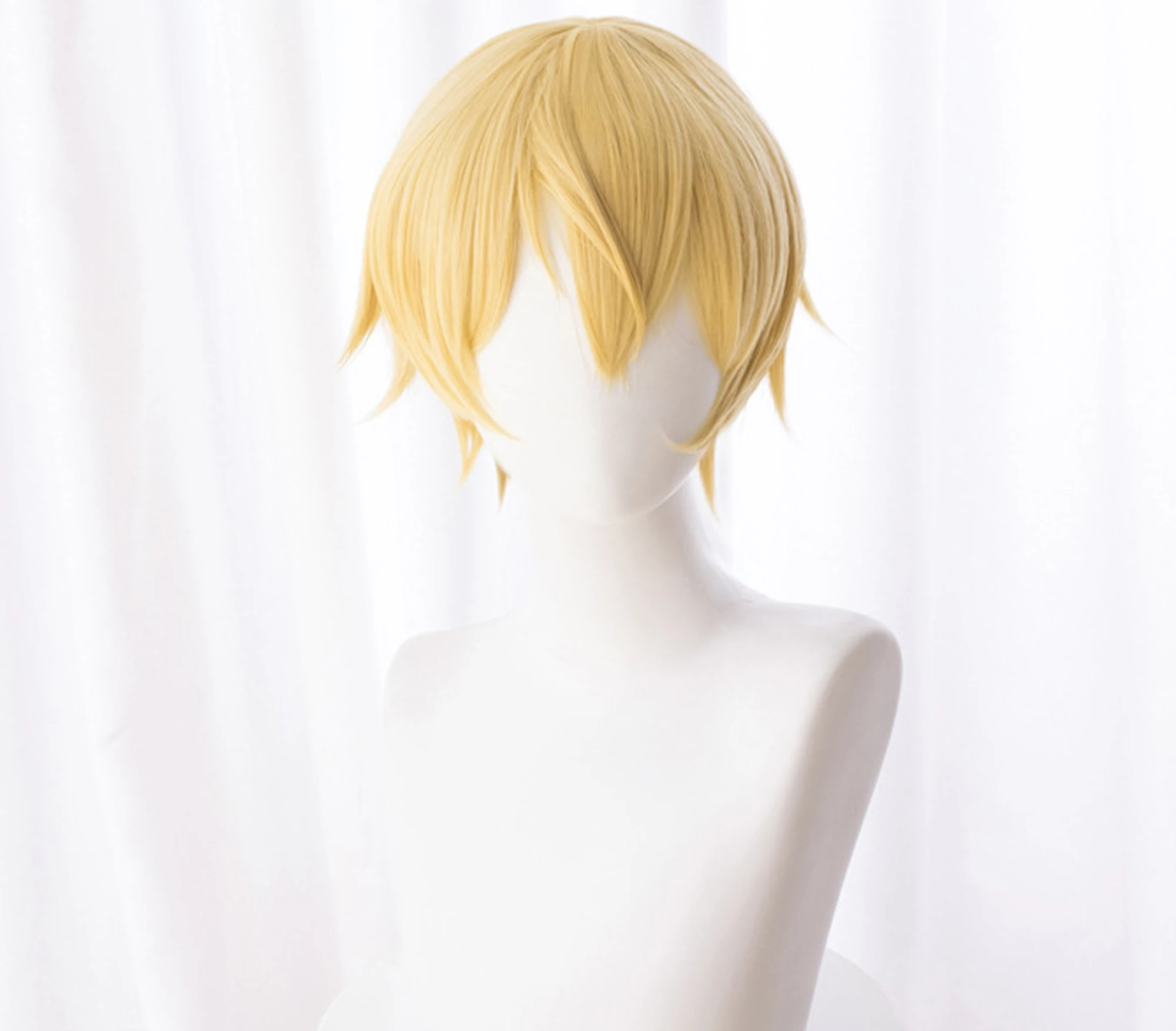 Sword Art Online Alicization SAO Eugeo косплей парик для волос синтез желтый полукрученый