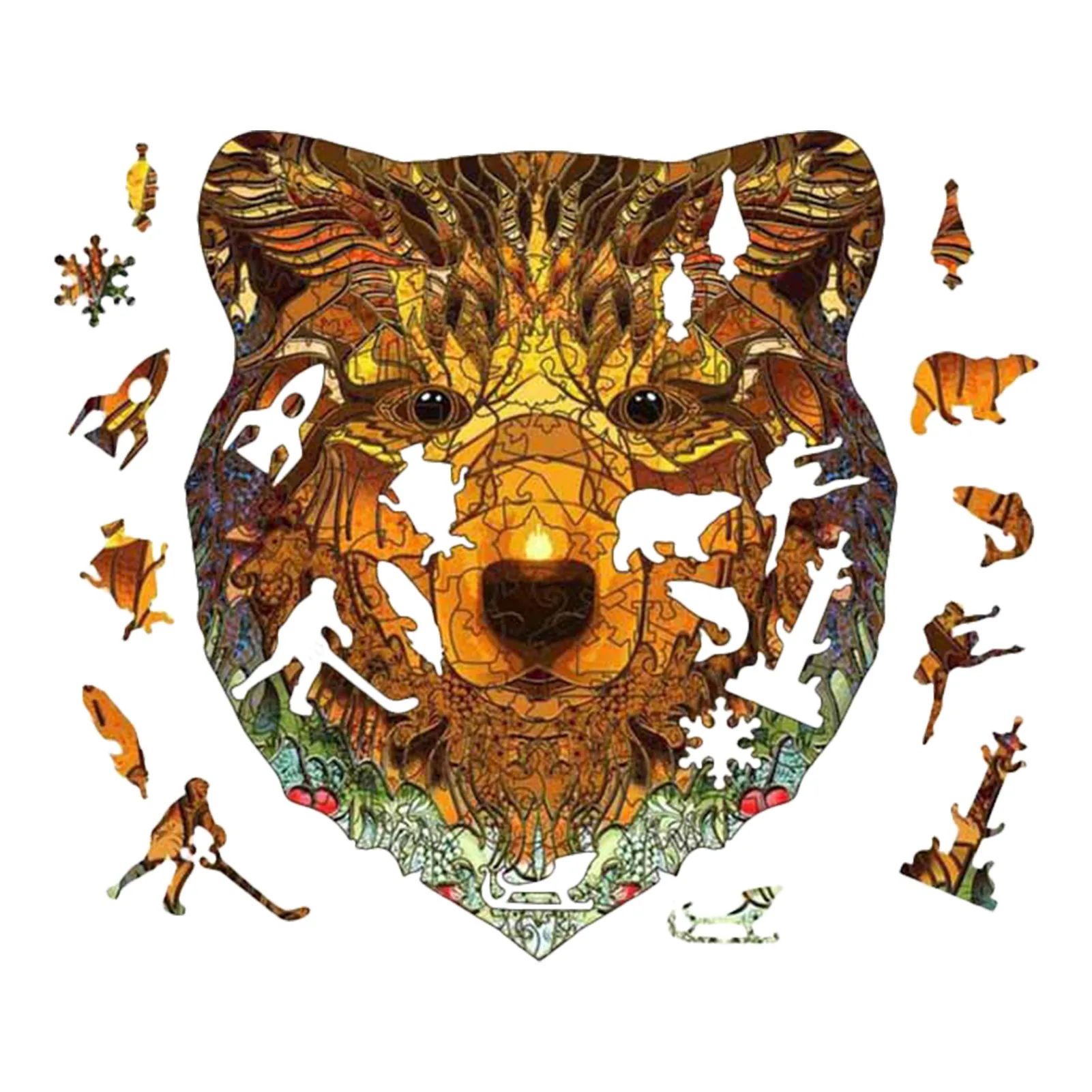 Деревянный пазл в виде слона для взрослых мастер черепахи сложные головоломки