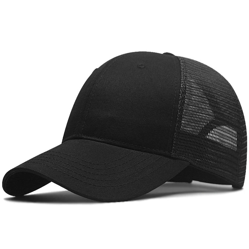 

Men's summer large baseball cap big head adult summer mesh trucker cap women plus size sport sun hats 56-60cm 61-68cm
