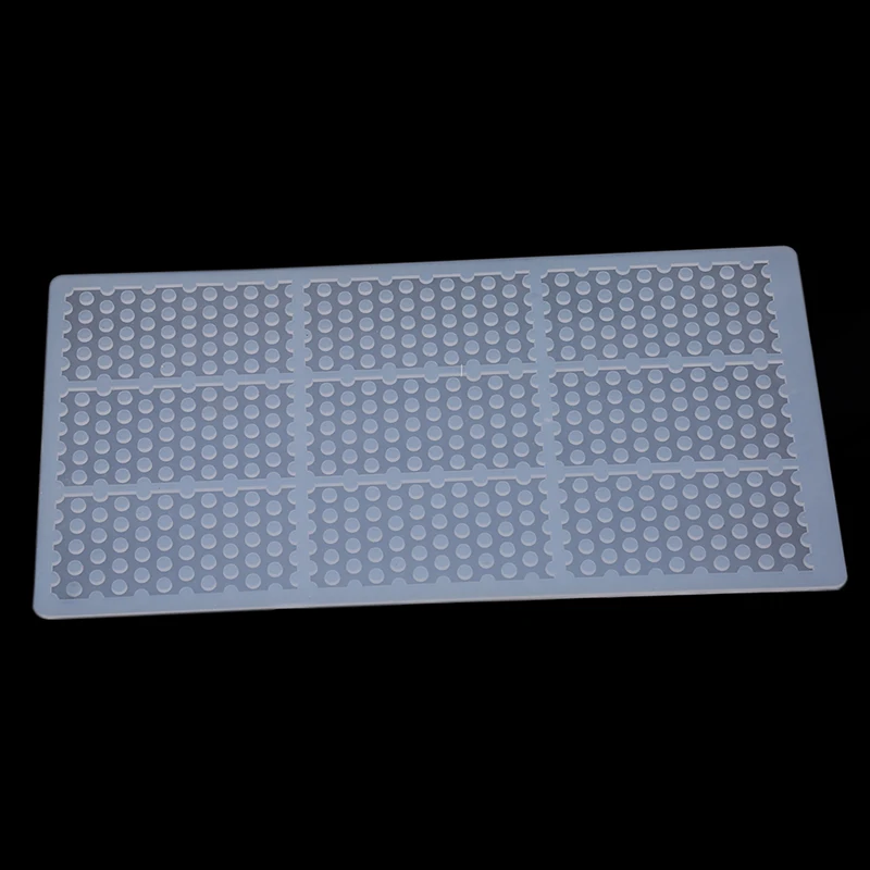 Белая сотовая форма силиконовая для торта с мастикой переводной шоколадной