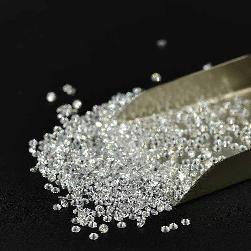 Маленький размер Круглая Белая свободная фотография 0 8 ~ 3 5 мм D цвета VVS1 отличная