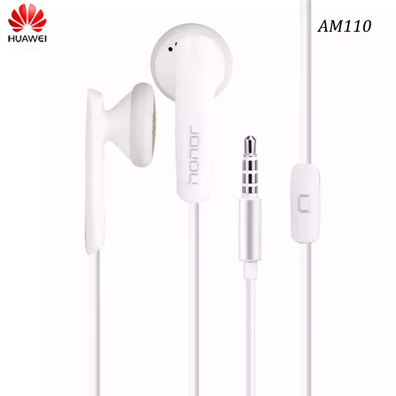 Наушники вкладыши HUAWEI Honor AM110 с микрофоном/пультом дистанционного управления для