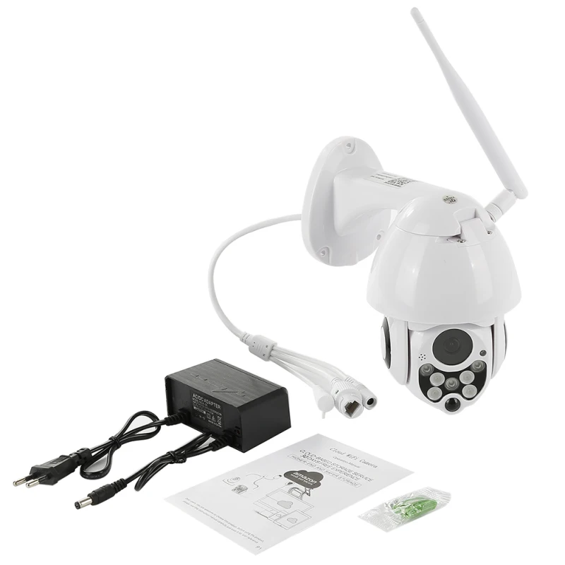 2MP беспроводная Wifi камера 1080P Full color HD, ip-камера PTZ наружная Водонепроницаемая камера ночного видения наружная сетевая камера наблюдения