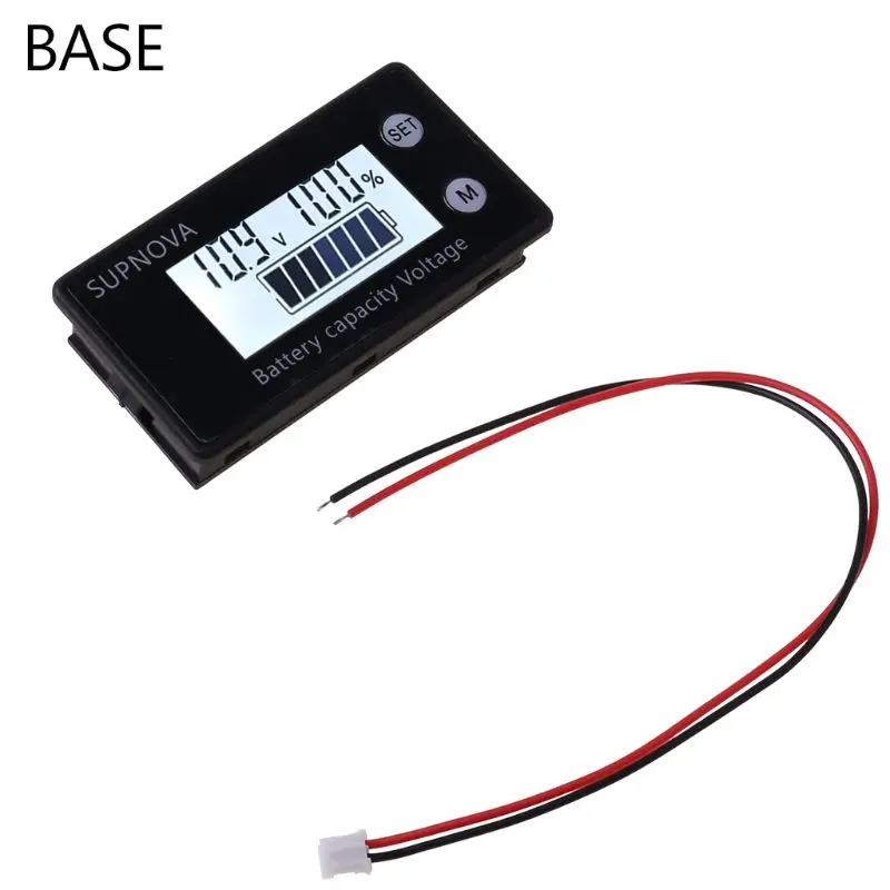 DC 8 100 в свинцово кислотный литиевый вольтметр LiFePO4 для автомобиля мотоцикла