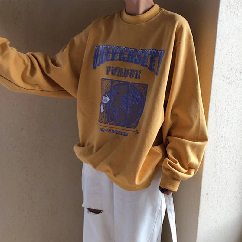 

Cool Oversized Hoodie Women Print Best Harajuku Women's Top Clothes Streetwear Loose Casual Pullover Crew Neck Korean Version