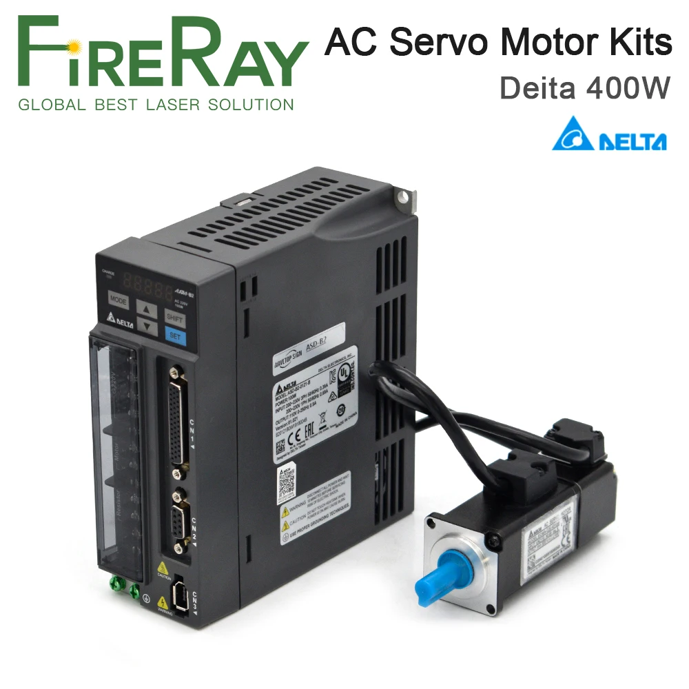 FireRay Дельта 400 Вт сервопривод ASD-B2-0421-B + Серводвигатель ECMA-C20604RS и водитель мотора |