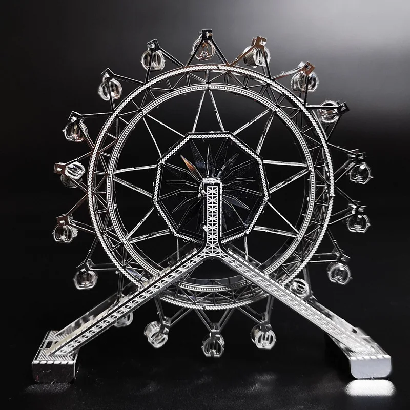 

3D metal assembly model mosaic Nanyuan GANGDA sports car Ferris wheel creative handmade birthday gift