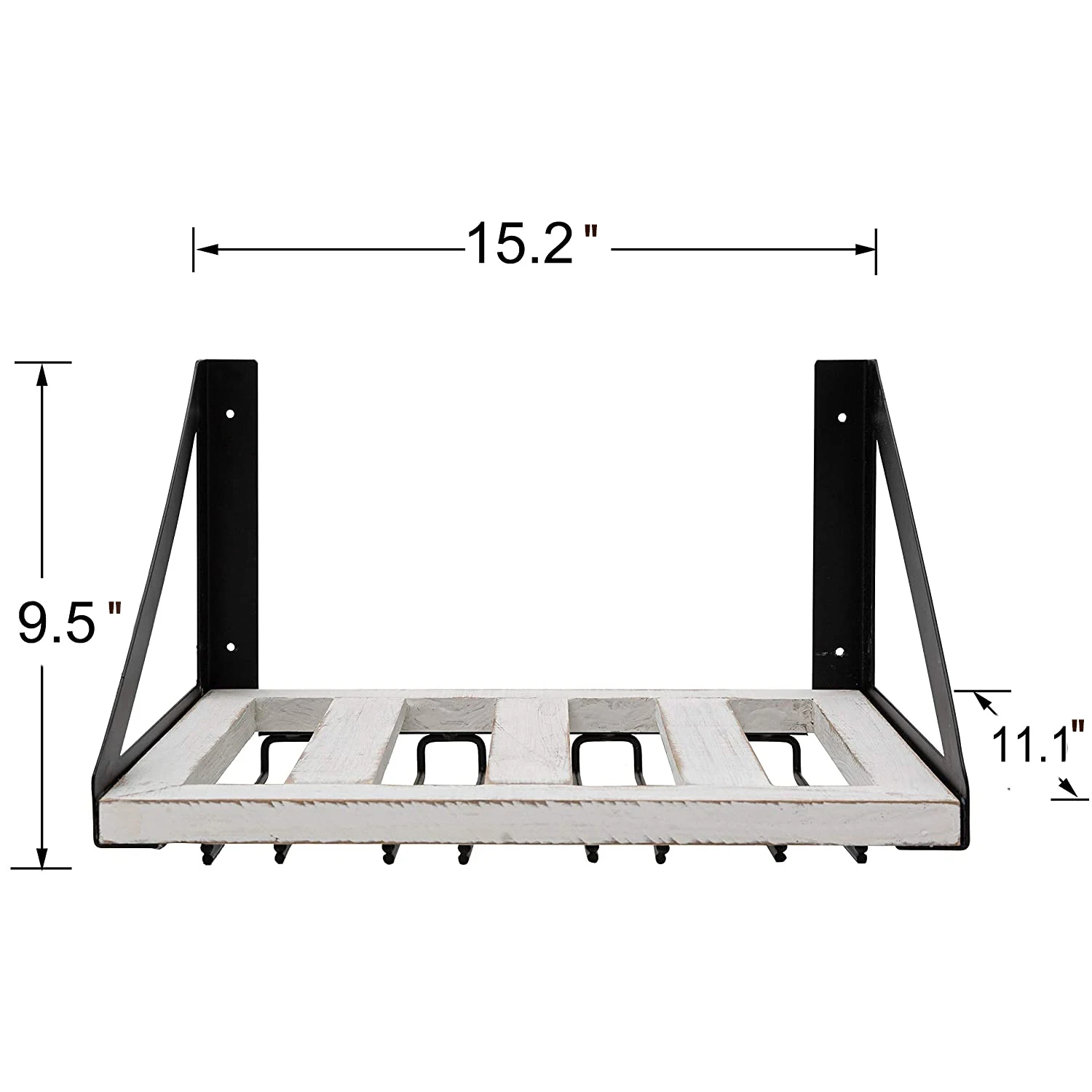 

Portable and High-quality and Multi-functional Design and Simple and Simple Metal Wooden Wall-mounted Pure Wooden Wine Rack