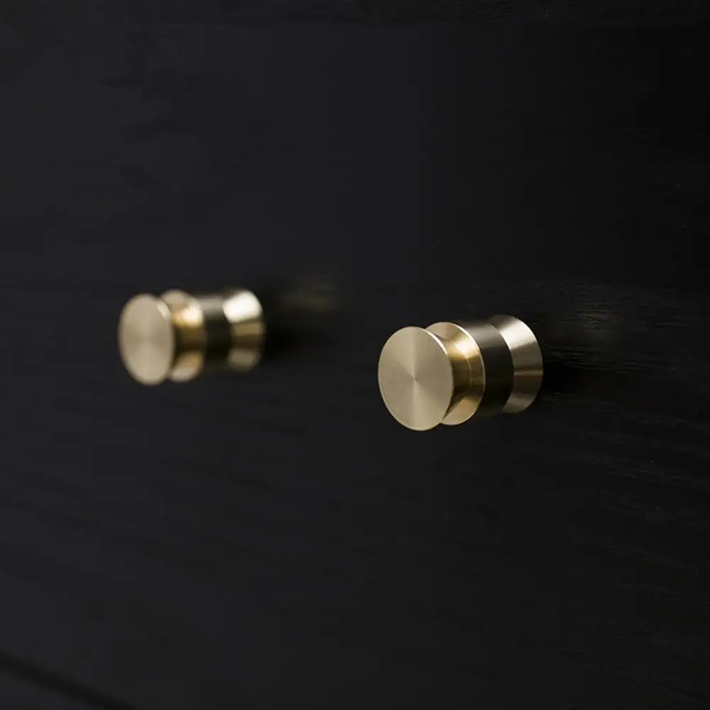 Оригинальный дизайн ручка не только из латуни с натуральным кристаллом