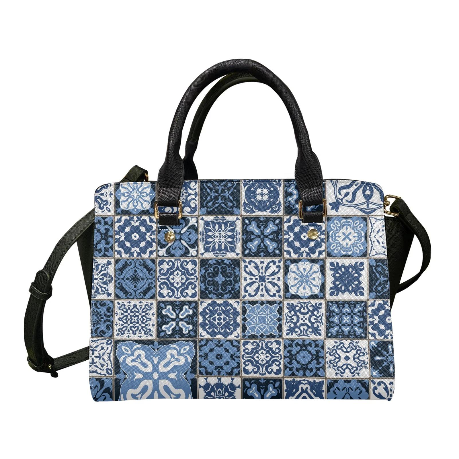 

Original Luxury Women Luxury Leather Handbag African Totem Print Female High Quality Shoulder Bag Female Bag Designer Bag Sac