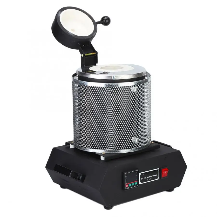 Профессиональная 2 кг электрическая плавильная печь термостойкая Золотая