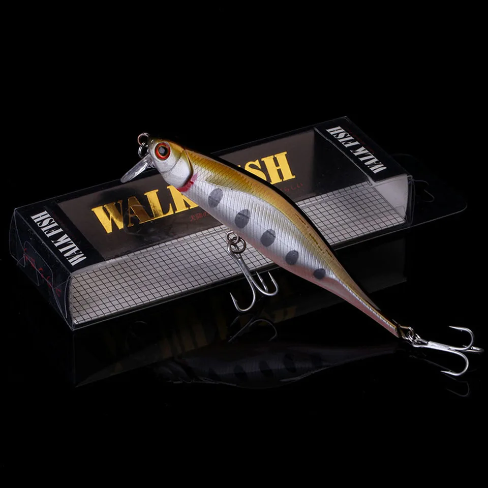 J 10 WALK FISH новая приманка для рыбной ловли гольян жесткая искусственная приманка 3D глаза 10 см 11,3 г воблеры пластиковые приманки для рыбы Pesca - Цвет: J 10