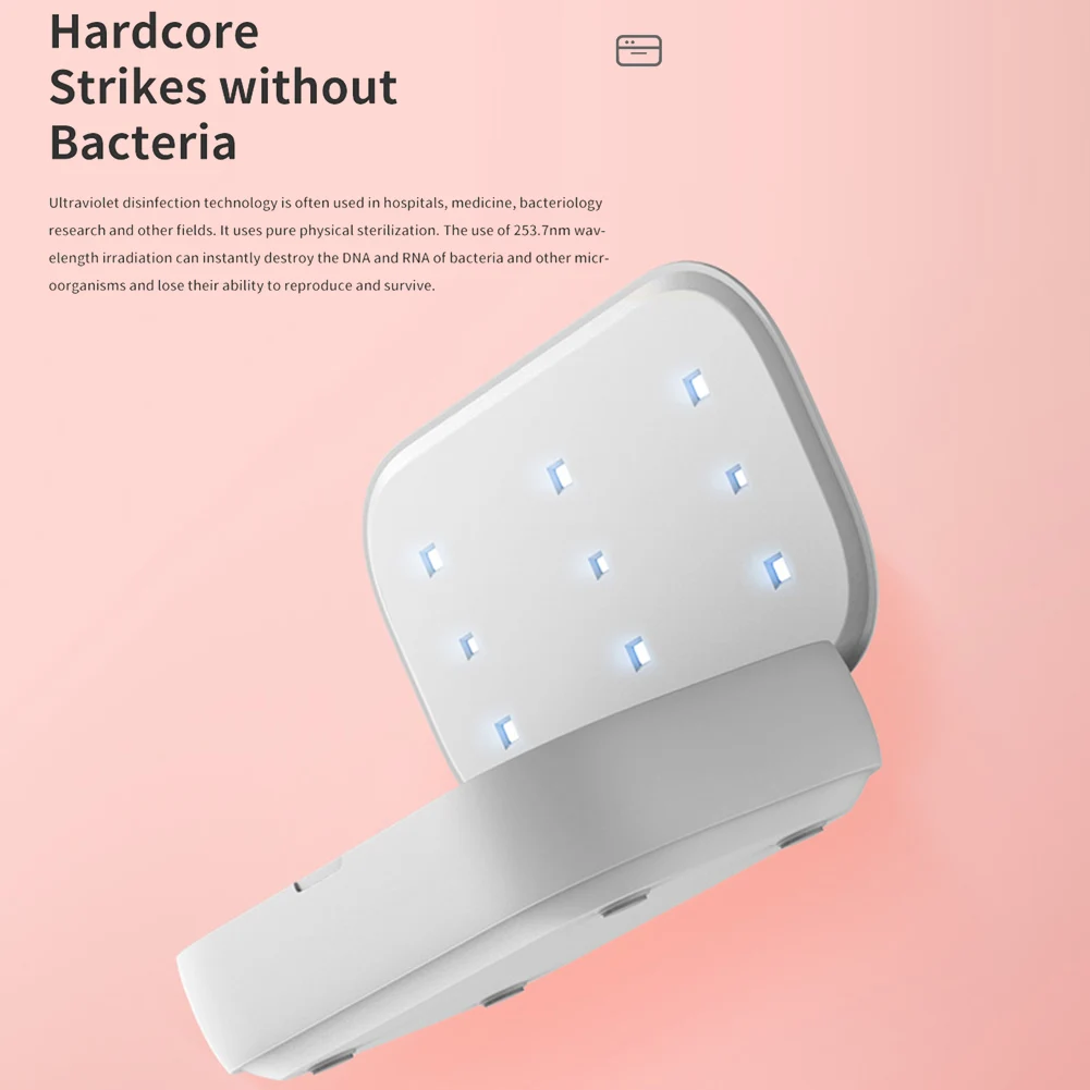 Портативный Многофункциональный ультрафиолетового чехол телефона стерилизатор