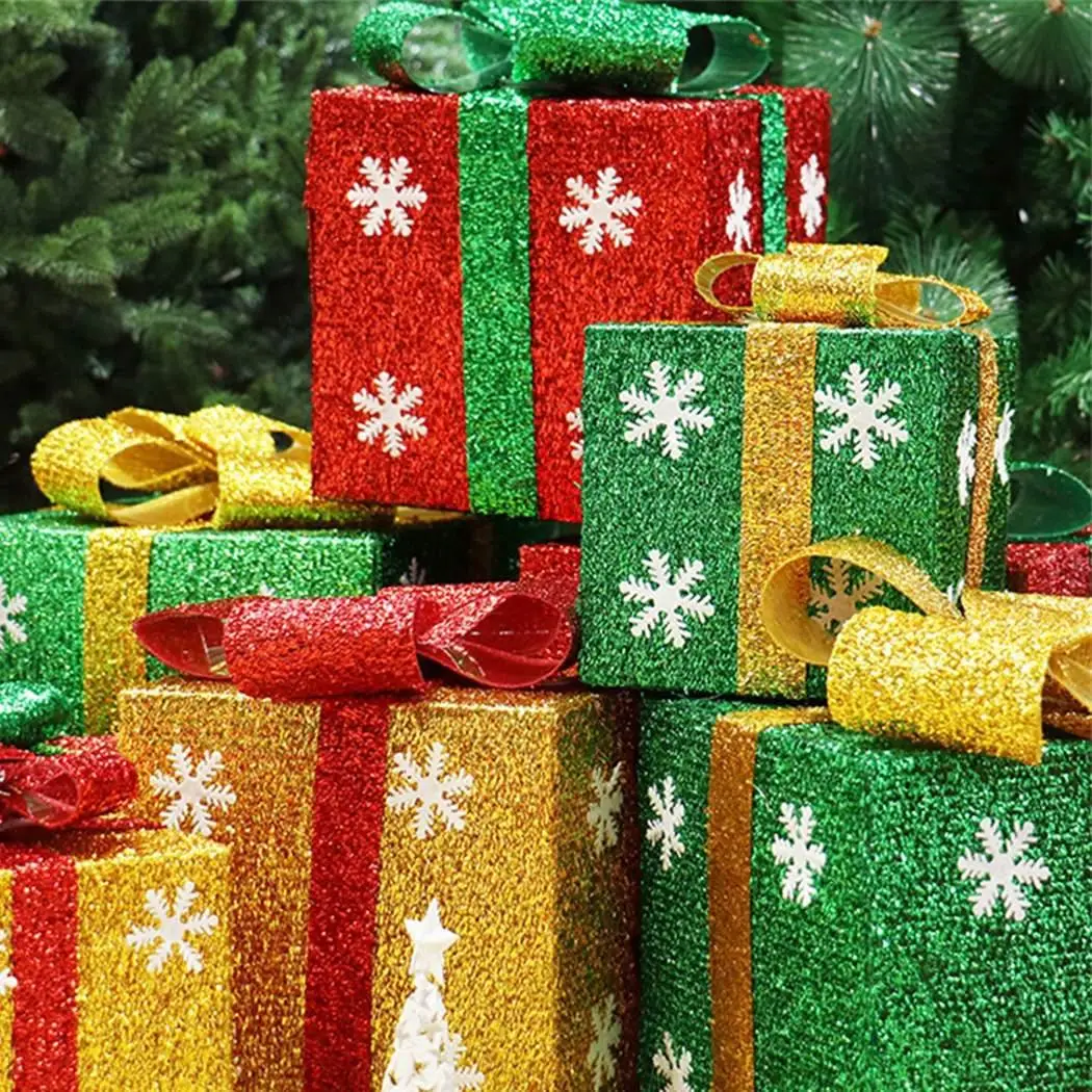 Мини подарочная коробка Рождественские украшения для рождественской елки новые