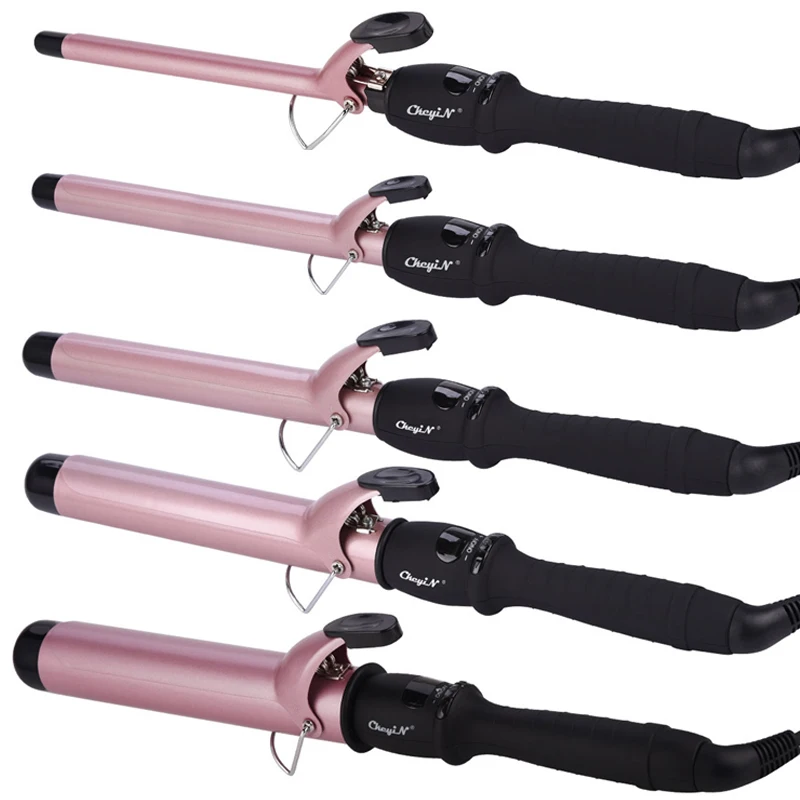 

30 Groups Temperature Setting Electric Hair Curler Long Curling Tong Wand 13-38mm Professional Hair Curling Iron LCD Screen 31
